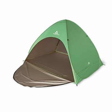 mapuera große Pop up Strandmuschel zum Verschließen Cabana rapida - UV 50+ Sonnenschutz, für 2-4 Personen, in Österreich entwickelt (minzgrün) - 1