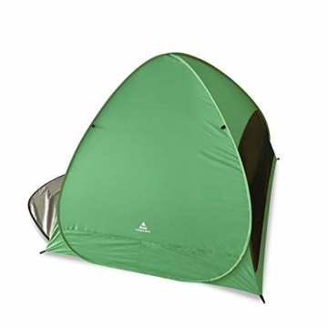 mapuera große Pop up Strandmuschel zum Verschließen Cabana rapida - UV 50+ Sonnenschutz, für 2-4 Personen, in Österreich entwickelt (minzgrün) - 6