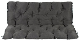Meerweh Rückenteil für Bank ca. 150 x 98 x 10 cm Auflage, Grau, 20061 - 1