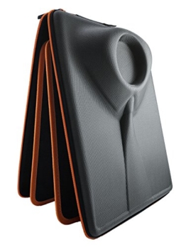 Packshi® Hemdentasche Knitterfreies Hemd Herren Hartschale Für Die Reise Hemden Transport Im Koffer Reisetasche Rucksack Kleidersack Mit Falthilfe Reise Geschenk für Männer Packshi Orange - 1