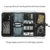 ProCase Travel Gear Organizer Elektronik Zubehör Tasche, Kleine Gadget Tragetasche Aufbewahrungstasche Tasche für Ladegerät USB Kabel SD Speicherkarten Kopfhörer Flash Hard Drive -Rot - 4