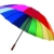 Regenschirm Regenbogen Partnerschirm Stockschirm Golfschirm Schirm bunt XL 131cm - 1