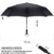 Regenschirm Schirm Taschenschirm Umbrella Trekkingschirm Wanderregenschirm Sturmfest Herren, windfest 150 km/h wasserabweisend Teflon-Beschichtung klein leicht transparent 95 cm schwarz TRAVANDO - 5
