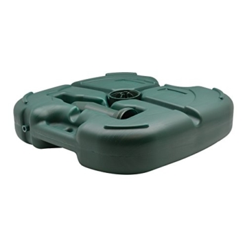 Resol Sonnenschirmständer - Grüner Kunststoff - Zum Befüllen mit Sand/Wasser - 2