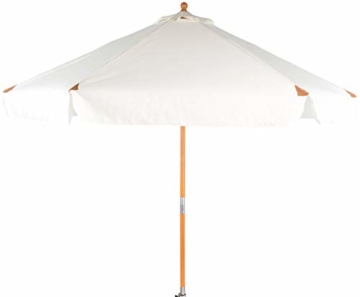 Royal Gardineer Parasol-Sonnenschirm: 2er-Set neigbare Sonnenschirme mit Holzgestell, Ø 3 m, beige (Garten-Sonnenschutz) - 3