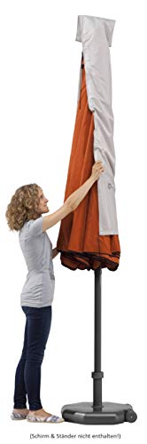 Schneider Schutzhülle für Sonnenschirm, silber, bis ca. 300 cm Ø - 3