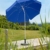 Schneider Sonnenschirm Ibiza, blau, 240 cm rund, Gestell Stahl, Bespannung Polyester, 2.8 kg - 2