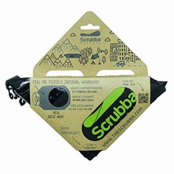 Scrubba Wash Bag 2.0 - Outdoor Camping Waschmaschine - Waschtasche und Waschbeutel - 1