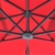 Sekey® Sonnenschirm 300 x 300 cm Aluminium-Sonnenschirm Marktschirm Gartenschirm Terrassenschirm Ampelschirm Kurbelschirm Terracotta Quadratisch Sonnenschutz UV50+ 23kg - 6