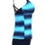 Sixyotie Damen Mehrfarbig Tankini mit Oberteile und Badeshorts Badeanzug Beachwear Zweiteiler Bademode mit Bügeln UV Schutz (Blau, EU 40 (XL)) - 5