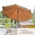 Sonnenschirm Balkon – Verwandelt kleine Balkone in schattige Oasen – Kleiner Sonnenschirm mit UV-Schutz, knickbar, höhenverstellbar - Ø 2 m, rund - 3