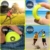 SPEEZER Mini Frisbee – die neon gelbe Wurfscheibe ist der Outdoor Fun Sport Spaß für alle – klein u. soft passt die smarte Flugscheibe in jede Hosentasche u. ist das Wurfspiel für Kinder o. Profis - 3