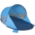 Strandmuschel Pop Up Strandzelt Dunkel- + Hellblau Polyester blitzschneller Aufbau Wetter- und Sichtschutz Duhome 5068 - 6