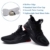 SUADEEX  Herren Damen Arbeitsschuhe Stahlkappe Sicherheitsschuhe Atmungsaktiv Leicht Sportlich Trekking Wanderhalbschuhe, 38 EU, 04 Schwarz - 4