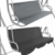 TecTake 3 Sitzer Hollywoodschaukel Gartenschaukel mit Sonnendach, witterungsbeständig, stabiles Stahlrohrgestell - Diverse Farben - (Grau | Nr. 402576) - 5