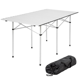 TecTake Klapptisch Campingtisch Gartentisch Campingmöbel - Diverse Modelle - (140x70x70cm (Model 401170)) - 1