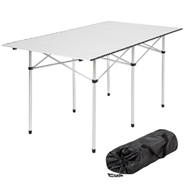 TecTake Klapptisch Campingtisch Gartentisch Campingmöbel - Diverse Modelle - (140x70x70cm (Model 401170)) - 1