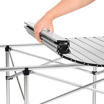 TecTake Klapptisch Campingtisch Gartentisch Campingmöbel - Diverse Modelle - (140x70x70cm (Model 401170)) - 5