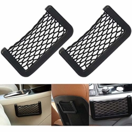 Xinlie Ablagenetz Wohnmobil Utensiliennetz Ablagennetz Utensiliennetz Car Trunk Storage Net Auto Ablagenetz Verstauen Netz String Storage für Auto PKW KFZ LKW Transporter Lieferwagen (2 Stück) - 1