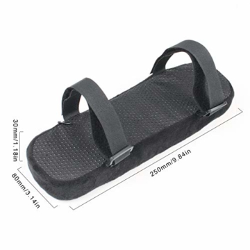 ANSUG 2 Stück Stuhl Armlehne Pad, Memory Foam Ellenbogen Kissen abnehmbare Stuhl Arm Abdeckungen für Bürostühle und Rollstuhl - Größe 9,8 * 3 * 1,4