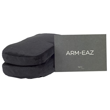 Arm-Eaz Armlehnen Polster fur Burostuhl und Spielstuhl, Memory-Schaum Arbeitsplatz Schreibtischstuhl Armlehnen Kissen fur Ellenbogen Komfort - 6