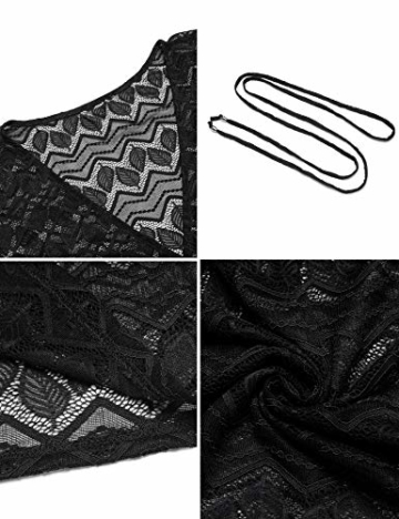 Balancora Damen Strandkleid Große Größen Boho Rückenfrei Spitze Bikini Cover Up Strandkleid Sommerkleid S-XXL - 7