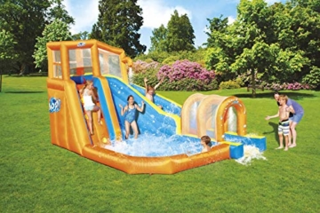 Bestway H2OGO! Wasserpark Hurricane, Planschbecken mit Wasserrutsche und Kletterwand, 420x320x260 cm - 6