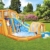 Bestway H2OGO! Wasserpark Hurricane, Planschbecken mit Wasserrutsche und Kletterwand, 420x320x260 cm - 6