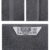 Betz 10-TLG. Handtuch-Set Premium 100% Baumwolle 2 Duschtücher 4 Handtücher 2 Gästetücher 2 Waschhandschuhe Farbe Türkis & Anthrazit Grau - 6