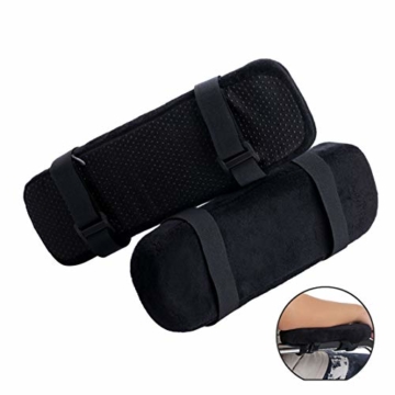 Botreelife 1 Stk. Stuhl Armpolster Memory Foam Computer Stuhl Armlehne Pedalabdeckung Geeignet zur Beruhigung von Ellbogen und Unterarmen Druckentlastung - 7
