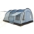 CampFeuer Campingzelt für 4 Personen | Großes Familienzelt mit 3 Eingängen und 5.000 mm Wassersäule | Tunnelzelt | blau/grau | Gruppenzelt | So Macht Camping Spaß! - 4