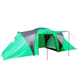 Campingzelt Loksa, 6-Mann Zelt Kuppelzelt Igluzelt Festival-Zelt, 6 Personen ~ grün - 1