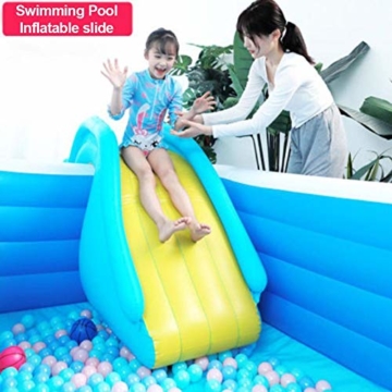 Dettelin Aufblasbare Wasserrutsche Kids Water Play Freizeiteinrichtung ， Breitere Schritte Joyful Swimming Pool Supplies Inflatable Waterslide Pool - 8