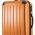 HAUPTSTADTKOFFER - Alex - 4 Doppel-Rollen Hartschalen-Koffer Koffer Trolley Rollkoffer Reisekoffer, TSA, 65 cm, 74 Liter, Orange - 1