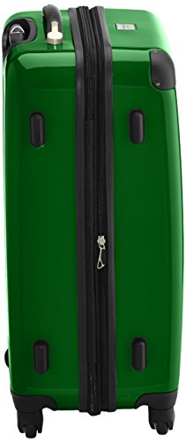 HAUPTSTADTKOFFER - Alex Kofferset - 2 x mittelgroßer Koffer Hartschalentrolley mit Erweiterung, 55 cm, 42 Liter, Grün - 3