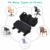 Healifty Armlehnen Polster - Memory Foam für Bürostuhl und Spielstuhl Armlehnen Bezüge Ergonomisch für Ellbogen und Unterarm Anti-Rutsch Unterseite (2PCS) - 3