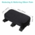 Healifty Armlehnen Polster - Memory Foam für Bürostuhl und Spielstuhl Armlehnen Bezüge Ergonomisch für Ellbogen und Unterarm Anti-Rutsch Unterseite (2PCS) - 9