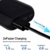 Heganus Powerbank 10000mAh, Mini Kompakte Externer Akku, Kleine und Leichter Power Bank mit Micro+USB C, Handy Ladegerät Leicht Compact Externer Batterie für iPhone,Samsung,Huawei,iPad (Schwarz) - 5