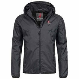 Höhenhorn Rigi Herren Regen Jacke Outdoor Rain Freizeitjacke Schwarz Gr M - 1