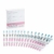 Lengenstein® 48 Wäscheklammern aus Kunststoff 3 Pastellfarben blau rosa grau Premium Clothes Pegs Clothespin Wäscheklammer mit Soft Grip, angenehmer Griff und Starke Feder - 5