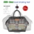 longzon 15L Kühltasche Lunchtasche Picknicktasche Wiederverwendbare Faltbar Thermotasche Kühltasche für Camping, BBQ, Wandern, Picknick- Grau - 2