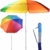 matrasa Sonnenschirm mit Schraubdorn - 200 cm Durchmesser UV50+ Strandschirm (Bunt) - 4