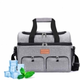 NASUM Kühltasche, Lebensmitteltasche, tragbare Kühltasche für Picknick, Outdoor-Aktivitäten, Grill/Camping/Sport/Reisen (23 l) - 1