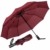 Newdora Regenschirm Taschenschirm Windproof sturmfest Auf-Zu Automatik 210T Nylon Umbrella wasserabweisend klein leicht kompakt 10 Ribs Reise Golfschirm mit Trockenbeutel(Weinrot) - 1