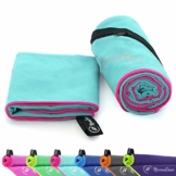 NirvanaShape ® Mikrofaser Handtücher | saugfähig, leicht, schnelltrocknend | Badehandtücher, Reisehandtücher, Sporthandtücher | Ideal für Reisen, Fitness, Yoga, Sauna - 1