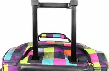 normani Reisetasche Jumbo Big-Travel mit Rollen riesige XXL Farbe Neon Square - 4