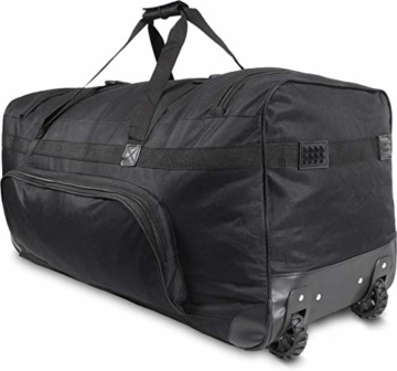 normani XXL Reisetasche Jumbo Big-Travel mit Rollen Farbe Schwarz / 120 Liter - 5