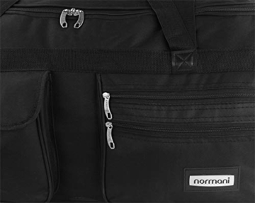 normani XXL Reisetasche mit Trolleyfunktion - 80, 100, 120 oder 150 Liter - mit 3 Rollen und 3 Verstärkungsstreben Größe 80 Liter - 5