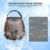 Qdreclod Campingdusche Solardusche Tasche, 20L Tragbare Solar Gartendusche Outdoor Warmwasser Dusche Reisedusche mit Thermometer, EIN/aus schaltbarem Duschkopf, Kapazitätsmarkierung - 6