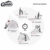 Qeedo Quick Oak 3 Personen Campingzelt, Sekundenzelt, Quick-Up-System - grau - 7